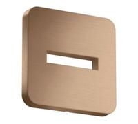 Hansgrohe hansgrohe Rosace 130x130 mm, douce, montage mural, brossée r gol Quantité:1