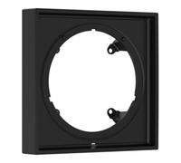 Hansgrohe hansgrohe Rosace de rallonge 22 mm, 170x170 mm, noir mat Quantité:1