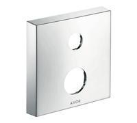 Hansgrohe hansgrohe Rosace de rallonge Axor 2 trous, carrée, chrome Quantité:1
