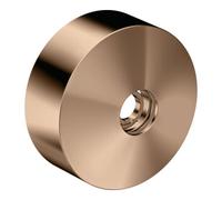 Hansgrohe hansgrohe Rosace de rallonge d= 80 mm, métal, or rouge poli Quantité:1