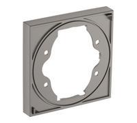 Hansgrohe ShowerSelect rosace dextension, dimension dextension 22mm, 13593, Coloris: Chrome noir brossÃ© - 13593340
