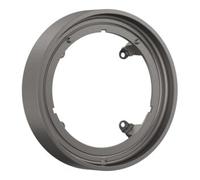 Hansgrohe hansgrohe Rosette de rallonge 22 mm, 170 mm, ronde, chrome noir brossé Quantité:1