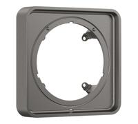 Hansgrohe hansgrohe Rosette de rallonge 22 mm, 170x170 mm, chrome noir brossé Quantité:1