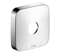 Hansgrohe hansgrohe Rosette de rallonge Axor 1 trou, softsquare, aspect acier inoxydable Quantité:1