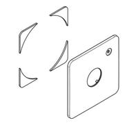 Hansgrohe hansgrohe Rosette DuoTurn Q Mitigeur encastré 1 utilisateur BBR Quantité:1