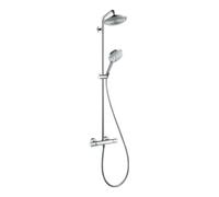 Hansgrohe hansgrohe S-Pipe Raindance Select S EcoSmart avec thermostat, 1 jet, 9 l/min, chrome Quantité:1
