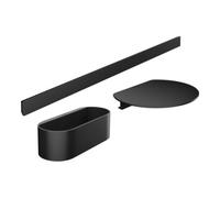 Hansgrohe hansgrohe Set baignoire WallStoris en plastique, noir mat Quantité:1