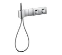 Hansgrohe hansgrohe Set complet Select Axor Edge Thermostat encastré, 2 sorties, diamanté, chromé Quantité:1