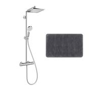Hansgrohe - Hansgrohe Set de douche Crometta E 240 + cadeau gratuit tapis de salle de bain (27271000-DAN)
