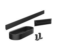 Hansgrohe hansgrohe Set de douche WallStoris montage mural, en plastique, noir mat Quantité:1
