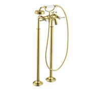 Hansgrohe hansgrohe Set de montage Axor Montreux Mitigeur de lavabo deux poignées, sol, m HG, brossé br Quantité:1