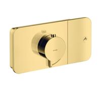 Hansgrohe hansgrohe Set de montage Axor One thermostat encastré, 1 voie, or poli optic Quantité:1