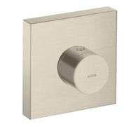 Hansgrohe hansgrohe Set de montage Axor Starck Thermostat encastré, carré, nickel brossé Quantité:1