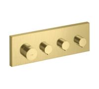 Hansgrohe hansgrohe Set de montage Axor Starck thermostat encastré, coin, 3 sorties, brossé br Quantité:1