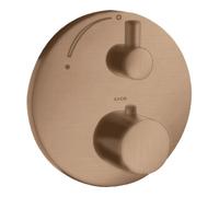 Hansgrohe hansgrohe Set de montage Axor Uno UP-THM, avec vanne d'arrêt, rouge doré brossé Quantité:1