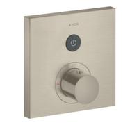 Hansgrohe hansgrohe Set de montage prêt ShowerSelect UP-THM, 1 sortie, carré, nickel brossé Quantité:1