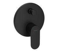 Hansgrohe hansgrohe Set de montage Rebris S Mitigeur bain monotrou encastré, 2 sorties, noir mat Quantité:1