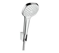 Hansgrohe hansgrohe Set support de douche Croma Select E Vario 1600 mm tuyau de douche, blanc/chrome Quantité:1