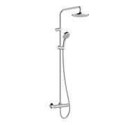 Hansgrohe hansgrohe Showerpipe 200 Vernis Blend avec mitigeur thermostatique, 1 jet, chrome Quantité:1