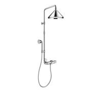 Hansgrohe hansgrohe Showerpipe Axor m Thermostat, pomme de douche 240 mm, 2 jets, chrome Quantité:1