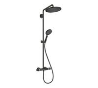Hansgrohe hansgrohe Showerpipe Croma Select S avec thermostat, douchette 3 jets, noir mat Quantité:1
