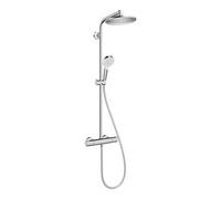 Hansgrohe hansgrohe Showerpipe Crometta S EcoSmart avec thermostat, 7,6 l/min, chrome Quantité:1