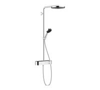 hansgrohe Pulsify S Showerpipe 24220000 avec thermostat de douche Shower Tablet Select 400, chromé
