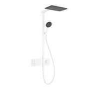 Hansgrohe hansgrohe Showerpipe Raindance Alive Q 2jet, EcoSmart, 7,6 l/min, blanc mat Quantité:1