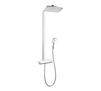 hansgrohe Raindance Select E 360 1jet 27112400 Showerpipe , Bras de douche 380 mm blanc/chromé
