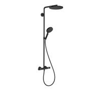 Raindance Select S Colonne de douche 240 1jet PowderRain avec mitigeur thermostatique noir mat (27633670)