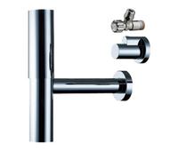 Hansgrohe hansgrohe Siphon design Flowstar G 1 1/4, avec 2 vannes d'angle et cache, chromé Quantité:1