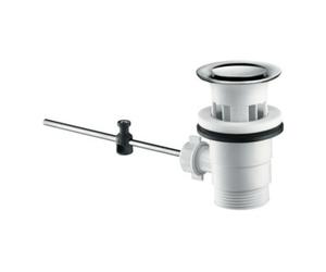 Hansgrohe hansgrohe Soupape de vidange en plastique avec plaque mate noire Quantité:1