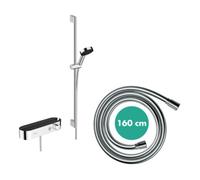 Hansgrohe hansgrohe Système de douche Pulsify Select 105 959mm BrSt, chrome, Relaxat, avec thermostat, 3 jets Quantité:1
