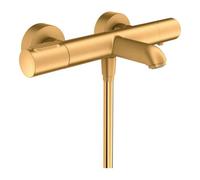 hansgrohe AXOR Citterio M Thermostat de bain pour montage apparent, 2 consommateurs, 34435250, Couleur: Optique or brossé