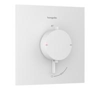 Hansgrohe hansgrohe Thermostat Ecostat Comfort E encastré, 1 sortie, 25,4 l/min, blanc mat Quantité:1