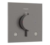 Hansgrohe hansgrohe Thermostat Ecostat Comfort E encastré, 2 sorties, 24 l/min, bleu brossé Quantité:1