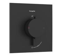 Hansgrohe hansgrohe Thermostat Ecostat Comfort E encastré, f 1 cons., 25,4 l/min, noir mat Quantité:1