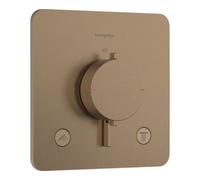 Hansgrohe hansgrohe Thermostat Ecostat Comfort Q UP, 2 sorties, 24 l/min, bronze brossé Quantité:1
