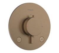 Hansgrohe hansgrohe Thermostat Ecostat Comfort S encastré, 2 sorties, 23 l/min, EN 1717, bronze Quantité:1