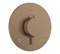 Hansgrohe Mitigeur thermostatique encastré Ecostat Comfort S 33715140 2 fonctions Bronze brossé