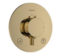 Hansgrohe hansgrohe Thermostat Ecostat Comfort S encastré, 2 sorties, 24 l/min, or poli Quantité:1
