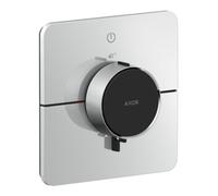 hansgrohe AXOR ShowerSelect ID thermostat, encastré, softsquare, 1 consommateur, 36758800, Couleur: aspect inox