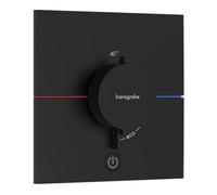 Hansgrohe hansgrohe Thermostat ShowerSelect Comfort E encastré, 1 entrée + 1 sortie, noir mat Quantité:1