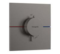 Hansgrohe hansgrohe Thermostat ShowerSelect Comfort E encastré, 1 sortie, chrome noir brossé Quantité:1
