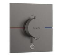 Hansgrohe hansgrohe Thermostat ShowerSelect Comfort E encastré, 1 voie + 1 sortie suppl., bleu brossé Quantité:1