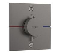 Hansgrohe hansgrohe Thermostat ShowerSelect Comfort E encastré, 2 sorties, avec Kom EN 1717, bleu Quantité:1