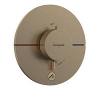 Hansgrohe hansgrohe Thermostat ShowerSelect Comfort S encastré, 1 sortie, 1 dérivation, bronze brossé Quantité:1