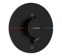 Hansgrohe hansgrohe Thermostat ShowerSelect Comfort S encastré, 1 usage + 1 sortie, mat noir Quantité:1