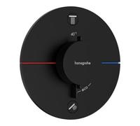 Hansgrohe hansgrohe Thermostat ShowerSelect Comfort S encastré, 2 sorties, mitigeur, conforme EN 1717, mat-noir Quantité:1