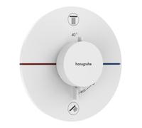 Hansgrohe hansgrohe Thermostat ShowerSelect Comfort S encastré, 2 sorties, sans commande EN 1717, blanc mat Quantité:1